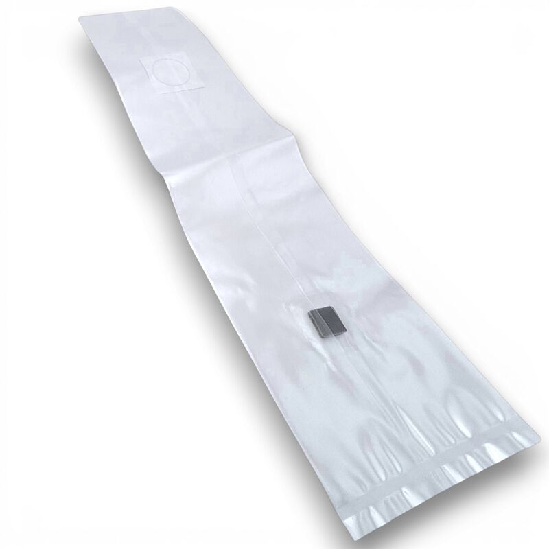 3.2 mil thick tear-resistant polypropylene material on commercial grade mushroom grow bag, safe for high-pressure autoclaving. 