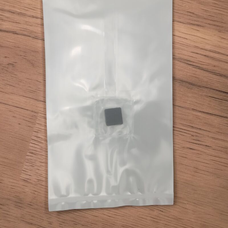Grey self-healing injection port on a sterile spawn bag, allowing for contamination-free inoculation with liquid culture syringes. 