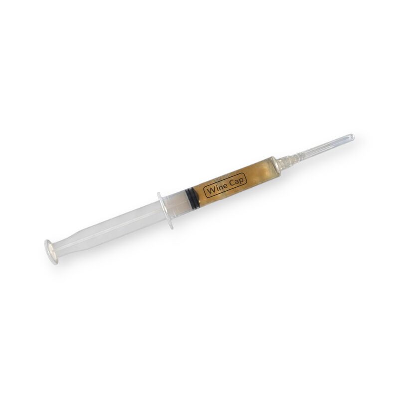 A Close up of the liquid culture inside its applicator 
